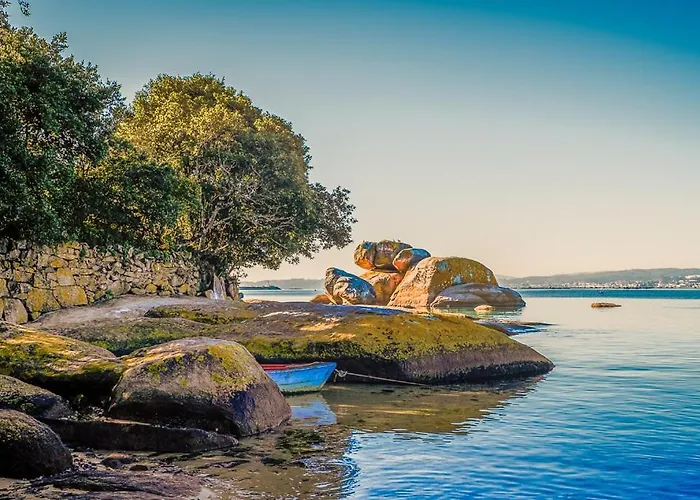 Casa Bretema En 1ª Linea De Playa Boiro